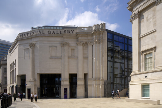 c National Gallery Photo Edmund Sumner View of National Gallery Sainsbury Wing from Trafalgar Square 086