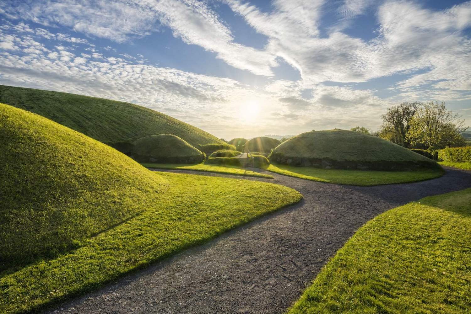 Knowth megalithic tombs Boyne Valley Co Meath via Tourrism Ireland